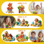 150PCS Minecraft Magnetic Building Blocks – Happy Farm STEM Toy (4)