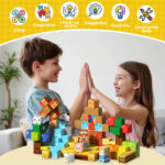 150PCS Minecraft Magnetic Building Blocks – Happy Farm STEM Toy (5)