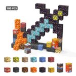 150PCS Minecraft Magnetic Building Blocks – Sword Mine STEM Toy (6)