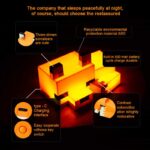 Minecraft Baby Fox Night Light – Soft Orange Desk & Night Lamp (9)
