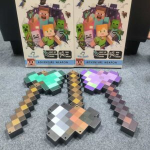 Minecraft Diamond Chop Axe – Light & Sound Interactive Gaming Toy (2)