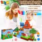Minecraft Inspired Animal Home Magnetic Blocks – 100PCS STEM Building Cubes for Kids Ages 3+ (2)