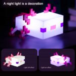 Minecraft Inspired Axolotl Night Light – 5 Color Touch Rechargeable Bedside Lamp (5) Minecraft Inspired Axolotl Night Light – 5 Color Touch Rechargeable Bedside Lamp (5)