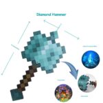 Minecraft Inspired Battle Hammer Toy with Sound & Light (3)
