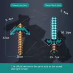 Minecraft Inspired Diamond Sword & Pickaxe 2 in 1 Toy (6)