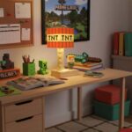 Minecraft Inspired Gaming Night Light – Color Changing Desk Atmosphere Lamp (3)