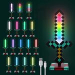 Minecraft Inspired Pixel Diamond Sword LED Night Light – 16 Colors (3)