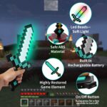 Minecraft Inspired Pixel Diamond Sword LED Night Light – 16 Colors (6)