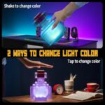 Minecraft Inspired Potion Bottle Night Light – 15 Color Pixel LED Desk Lamp (5)