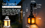 Minecraft Lantern Night Light – 16 Color Rechargeable LED Pixel Lamp with Remote (13)