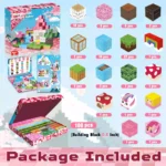 Minecraft Magnetic Blocks Unicorn Cubes – 100PCS STEM Building Set for Girls (2)