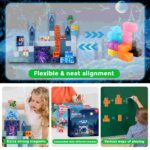 Minecraft Magnetic Blocks – Blue Kingdom Castle 100PCS Building Set (4)