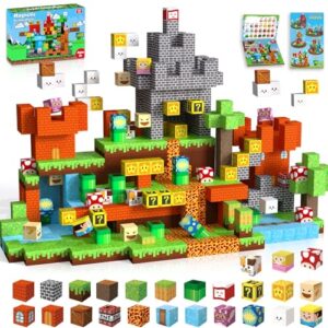 Minecraft Magnetic Building Blocks Game Worl (1)