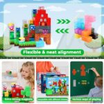 Minecraft Magnetic Building Blocks Game Worl ( (4)