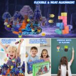 Minecraft Magnetic Building Blocks – Blue Castle Theme (12)