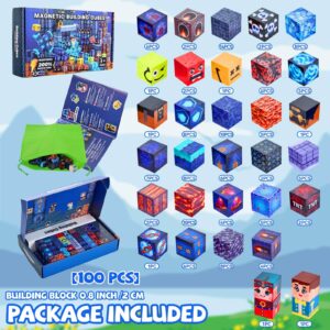 Minecraft Magnetic Building Blocks – Blue Castle Theme (3)
