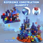 Minecraft Magnetic Building Blocks – Blue Castle Theme (6)