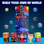Minecraft Magnetic Building Blocks – Blue Castle Theme (9)