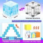 Minecraft Magnetic Building Blocks – Ice Castle (100PCS STEM Magnetic Tiles for Kids Ages 3–10) (7)