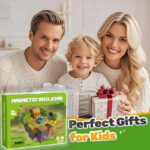 Minecraft Magnetic Building Blocks – Princess & Knight Set (79–448PCS) STEM Toy for Kids (4)