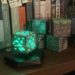 Minecraft Magnetic Levitation Ambient Light – Floating LED Desk Lamp