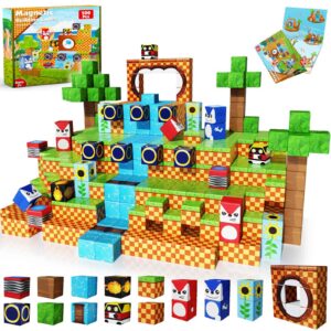 minecraft magnetic building blocks adventure 100pcs (1)