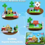 Jungle Tribe Pixel Magnetic Blocks 150PCS STEM Toys 3+ (3)