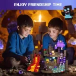 Minecraft Magnetic Blocks Cave World – 100PCS Underground Building Set for Kids (6)