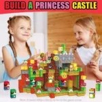 Minecraft Magnetic Blocks Mario Set – 200PCS Light Up Magnetic Building Blocks for Kids 3+ (6)