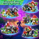 Minecraft Magnetic Blocks – Obsidian Nether Portal Set (300 PCS) (3)