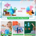 Minecraft Magnetic Building Blocks – Lava Forest Theme Set (1)