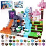 Minecraft Magnetic Building Blocks – Lava Forest Theme Set (2)