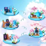 Minecraft Magnetic Building Blocks – Lava Forest Theme Set (6)