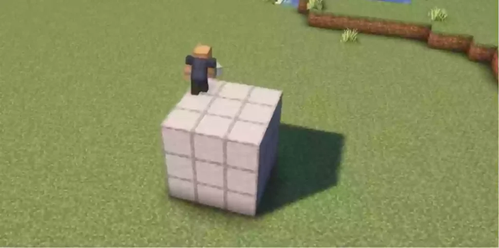 Modern house design showcasing how to make smooth stone in Minecraft for aesthetic builds