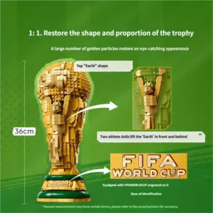 2026 FIFA World Cup Trophy Building Block Set (1)