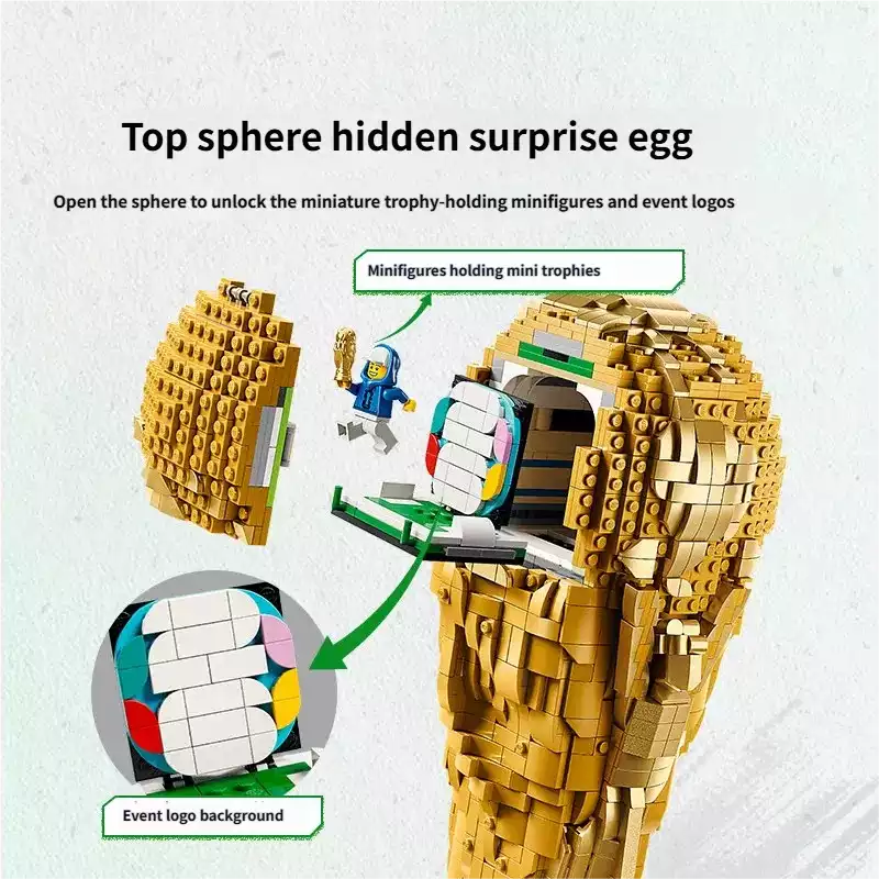 2026 World Cup Trophy Building Block Set – 2,842 Pieces 3 2026 FIFA World Cup Trophy Building Block Set (2)